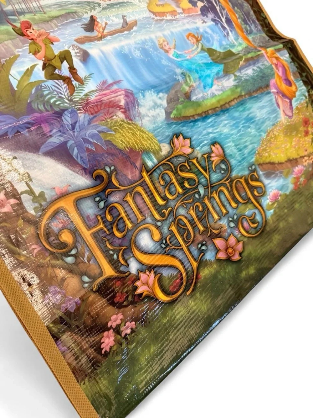 Tokyo DisneySea Fantasy Springs Tote Bag Large NWOT Japan Disney